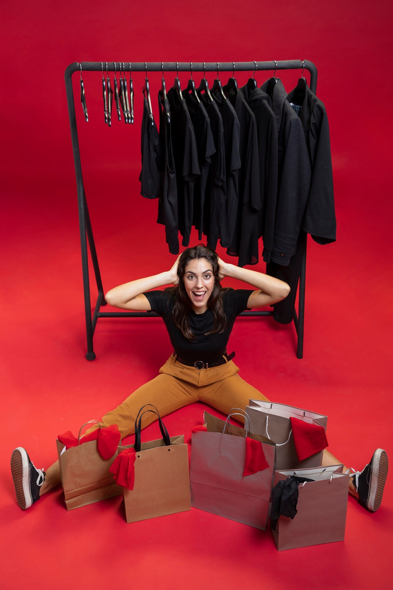 woman being enthusiastic about shopping 23 2148302790